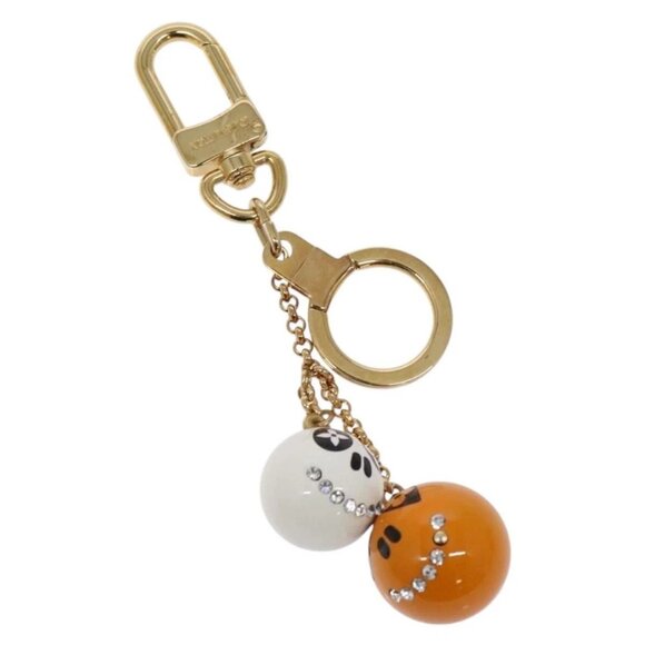 LOUIS VUITTON Porte ClesChainne Key Holder Metal T&B Gold M60076 LV Auth 129759 - Picture 1 of 11
